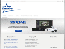 Tablet Screenshot of costartechnologies.com